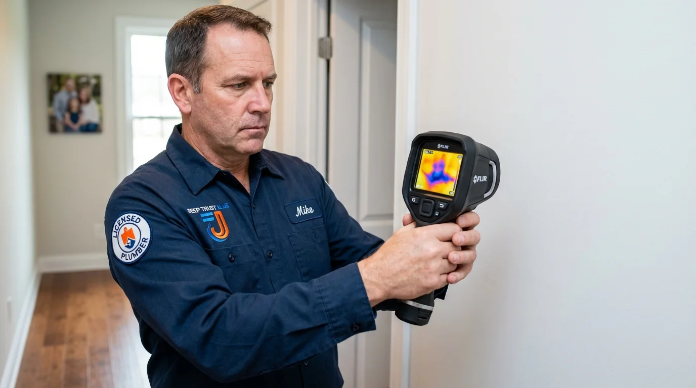 Thermal imaging leak detection by Johns Plumbing LLC in Monaca